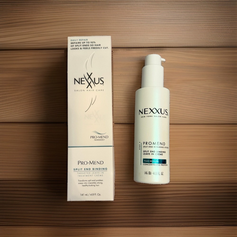 Nexxus Pro Mend Split End Binding Targeted Leave In Treatment Creme 4.8oz 2X Lot